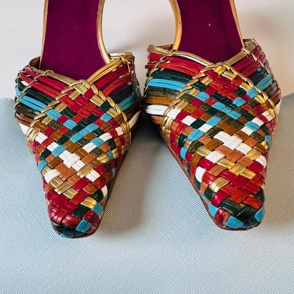 Mikäla Shoes Heels Slides Leather - Picture 5 of 9